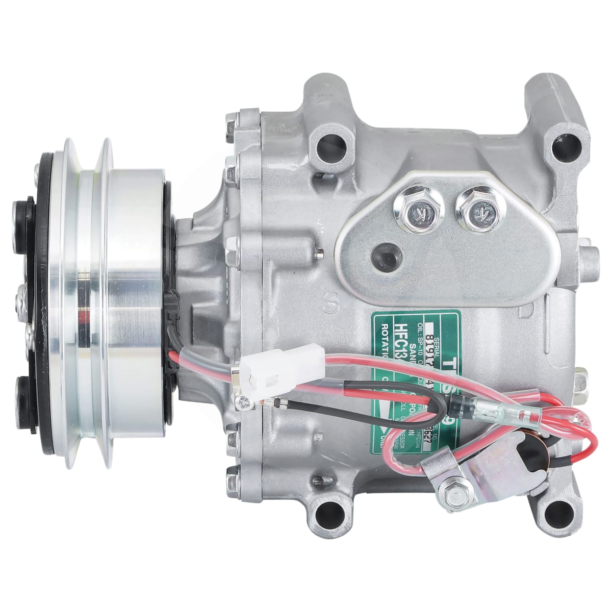 COMPRESSOR, SANDEN, TRS090 3011, 12V, 1A, 115MM, PAD, R134A